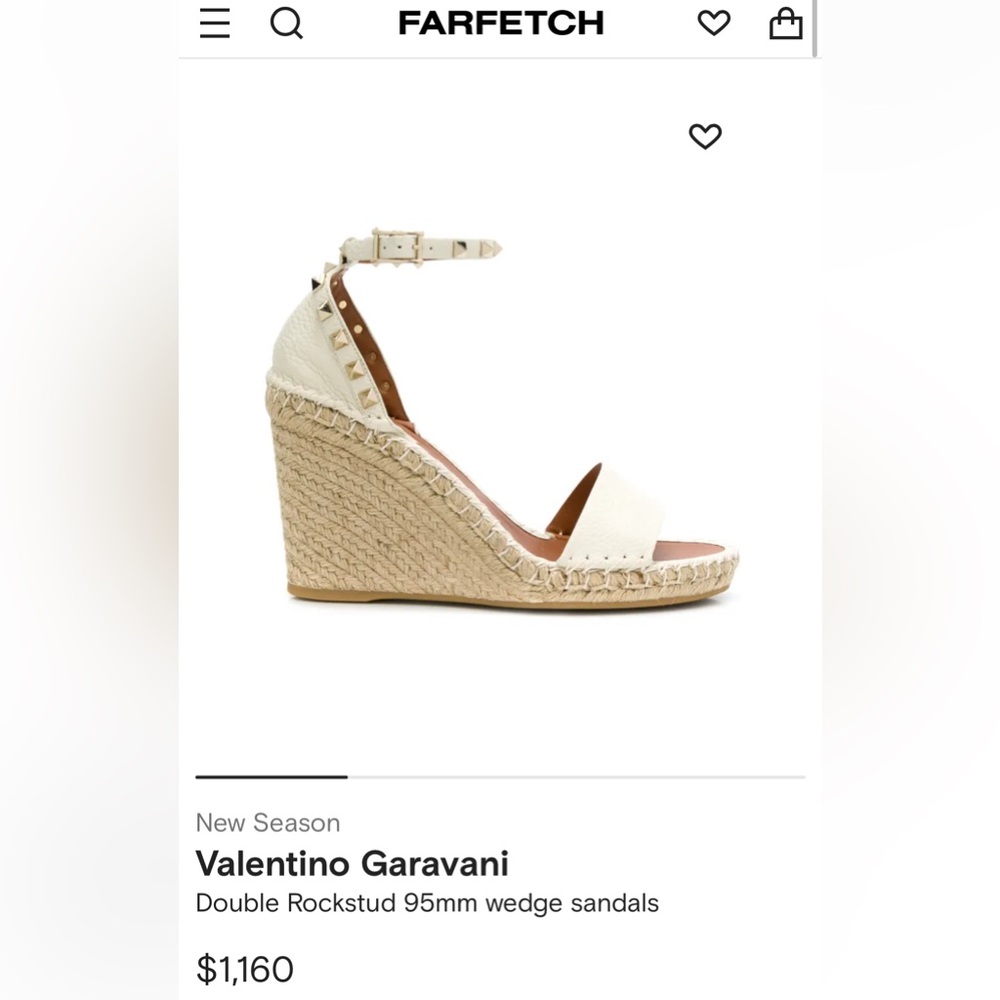 Valentino Wedge Sandals